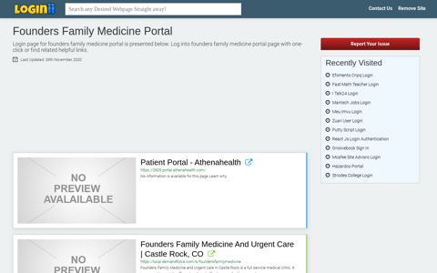 Founders Family Medicine Portal - Loginii.com