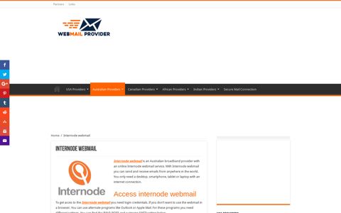 Go to Internode webmail - Internode email login & settings