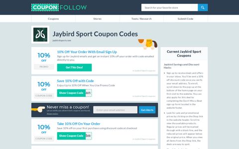 Jaybirdsport.com Coupon Codes 2020 (10% discount ...