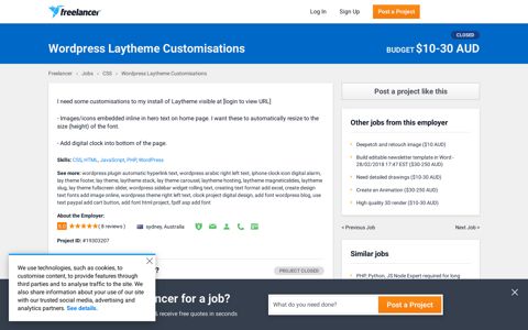 Wordpress Laytheme Customisations | CSS | HTML ...