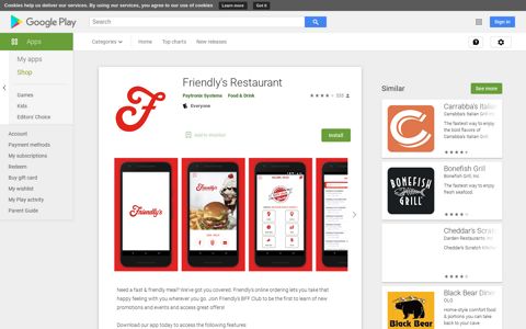 Friendly's Restaurant - Apps on Google Play