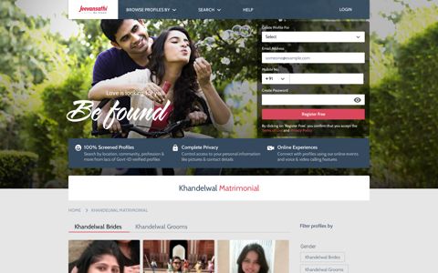 Khandelwal Matrimonial - Khandelwal Marriage - Jeevansathi