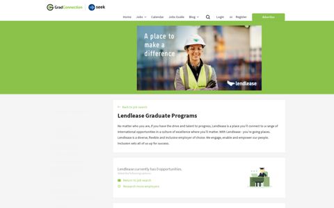 Lendlease Graduate Programs and Jobs - GradConnection