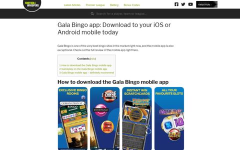 Gala Bingo app: Download to your iOS or Android mobile today