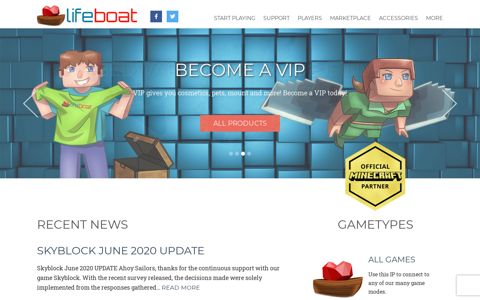 Lifeboat Network: Minecraft PE Server