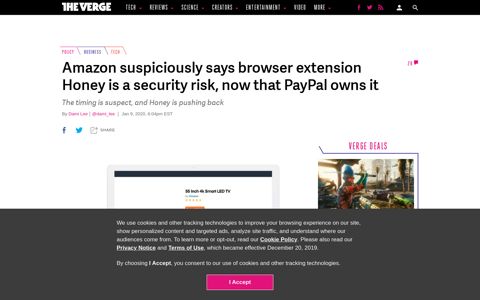 Amazon suspiciously says browser extension Honey is a ...