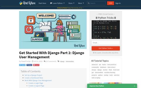 Get Started With Django Part 2: Django User Management ...