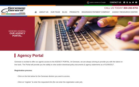 Agency Portal - Genesee General