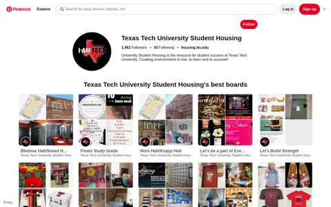 Texas Tech University Student Housing (ttuhousing) on Pinterest