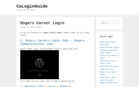 Rogers Career Login - CaLoginGuide