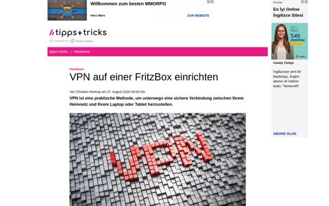 VPN auf einer FritzBox einrichten - Heise