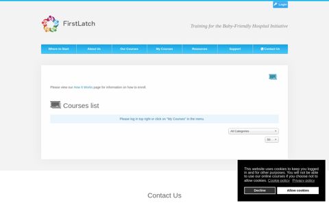 Online Courses - First Latch