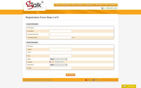 registration - gTalk