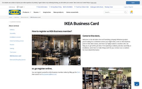 IKEA Business Card | IKEA Indonesia