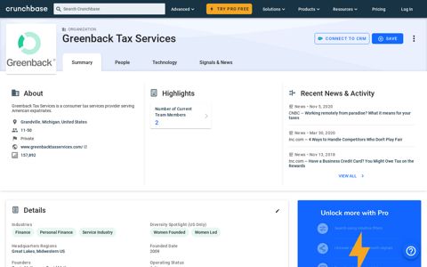 Greenback Tax Services - Crunchbase Company Profile ...