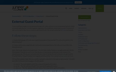 External Guest Portal - Mist