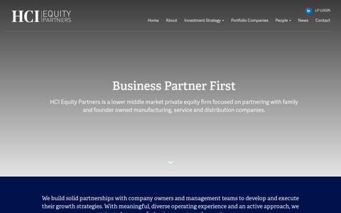 HCI Equity Partners | Industrial Private Equity Firm