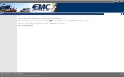 Employee Sign In - EMC