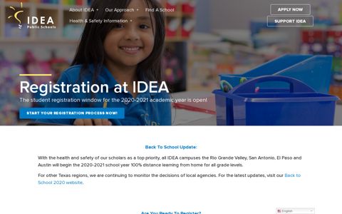 Registration - IDEA Public Schools