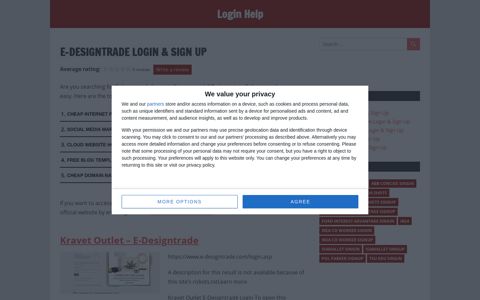 E-designtrade Login & sign in guide, easy process to login into