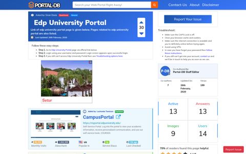 Edp University Portal