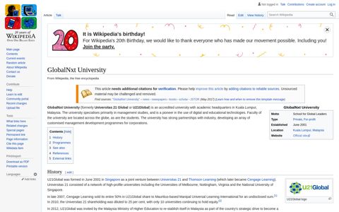 GlobalNxt University - Wikipedia