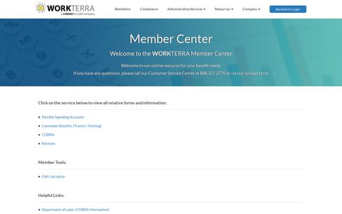 Member Center - WORKTERRA