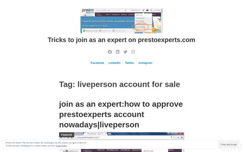 liveperson account for sale – Tricks to join as an expert on ...
