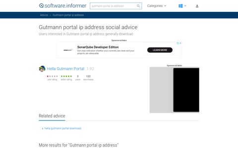 Gutmann Portal Ip Address - free download suggestions