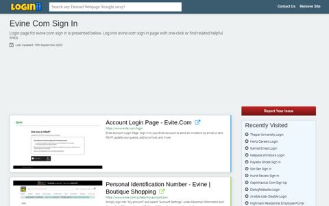 Evine Com Sign In - Straight Path to Any Login Page!