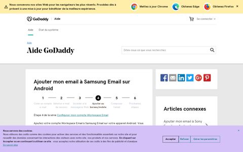 Add my email to Samsung Email on Android - GoDaddy