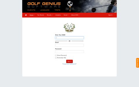 Current Invitational Event Portal - Golf Genius Software