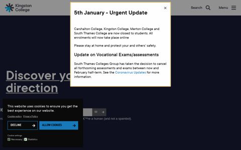 staff login - Kingston College - Greater London