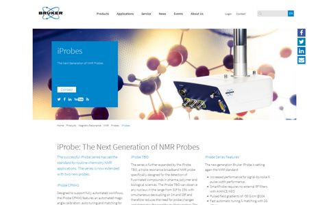 iProbe Series | Bruker NMR Probes | Bruker