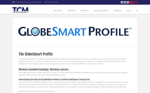 The GlobeSmart Profile - The Culture Mastery