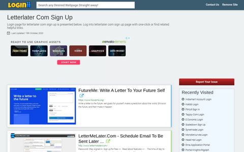 Letterlater Com Sign Up - Straight Path to Any Login Page!