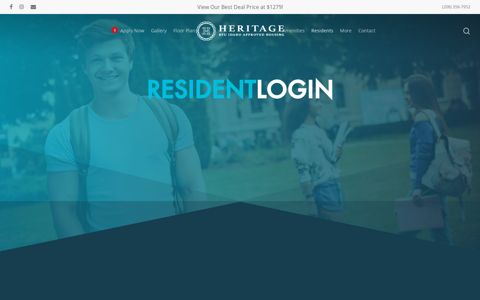Resident Login – Heritage Apartments