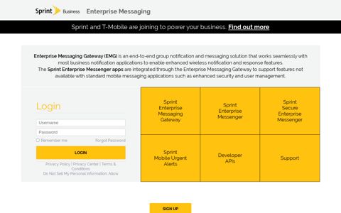 Enterprise Messaging Gateway - T-Mobile