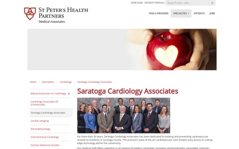 Saratoga Cardiology Associates - St. Peter's Health Partners ...