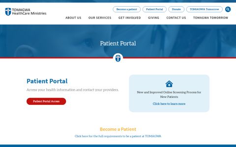 Patient Portal | TOMAGWA HealthCare Ministries