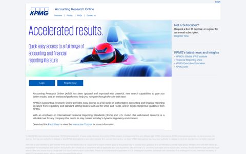 Accounting Research Online - KPMG International