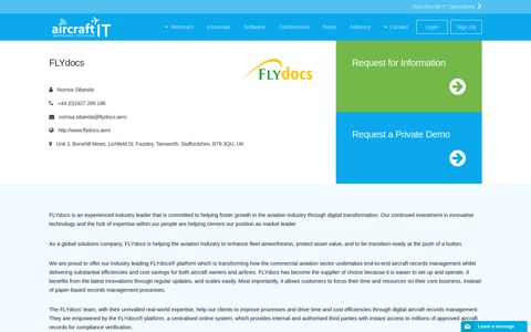 FLYdocs - Aircraft IT