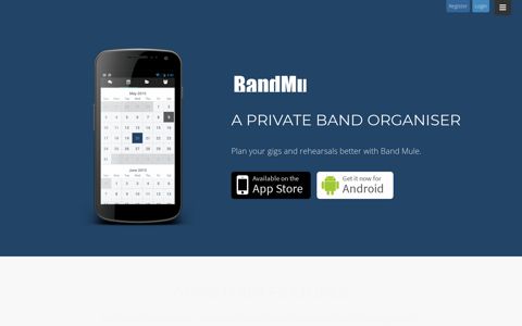 Band Mule - A private band organiser