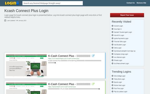 Kcash Connect Plus Login - Loginii.com