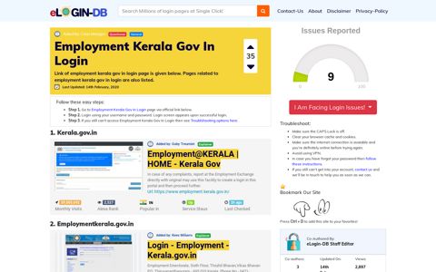 Employment Kerala Gov In Login