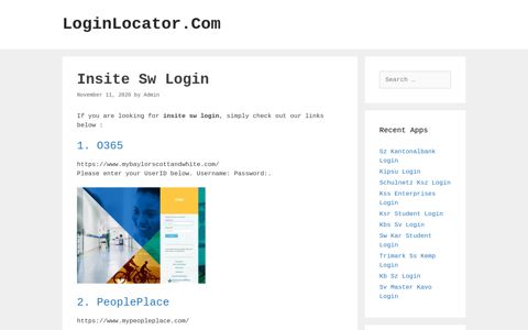 6. Insite Sw Org – Login Guide - LoginLocator.Com