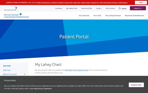 Patient Portal - Lahey Health