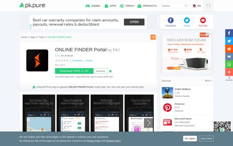ONLINE FINDER Portal for Android - APK Download