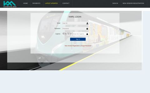 kmrl login - Kochi Metro