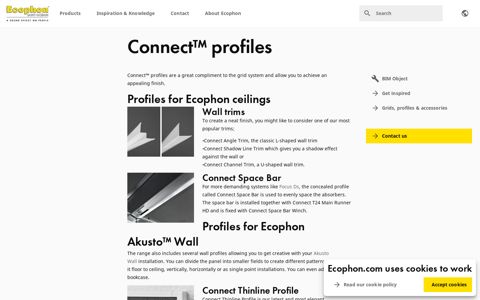 Connect Profiles - Ecophon